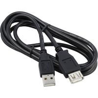 Goobay 68903 USB-kabel USB 2.0 1,8 m USB A Zwart - thumbnail