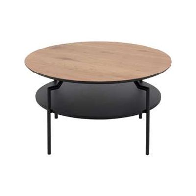Salontafel Soto - eikenkleur - Ø80 cm - Leen Bakker
