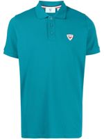 Rossignol polo à logo appliqué - Bleu