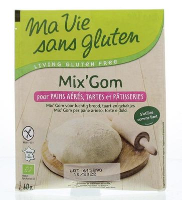 Bindmiddel voor brood gebak mix gom glutenvrij bio
