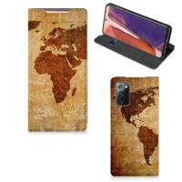 Samsung Galaxy Note20 | Book Cover | Wereldkaart