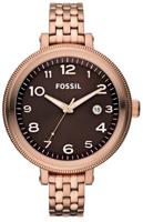 Horlogeband Fossil AM4389 Roestvrij staal (RVS) Rosé 12mm