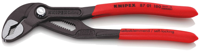 Knipex Cobra® Hightech-Waterpomptang | 180 mm Lengte | Anti-Slip | Kunststof Bekleed | Grijs Geatramenteerd - 87 01 180 SB