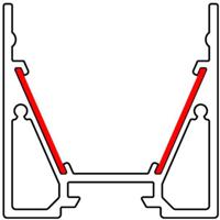 Barthelme 62399817 62399817 Reflectorband Polymeer (l x b x h) 10000 x 15.5 x 0.5 mm 1 stuk(s) - thumbnail