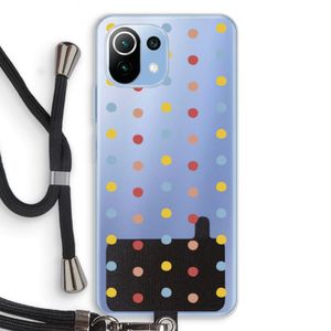 Bollen: Xiaomi Mi 11 Lite Transparant Hoesje met koord