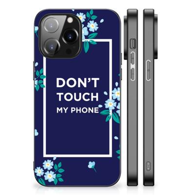 iPhone 14 Pro Max | Telefoon Hoesje | Flowers Blue DTMP