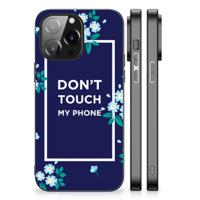 iPhone 14 Pro Max | Telefoon Hoesje | Flowers Blue DTMP