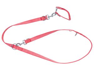 zoofari Hondenhalsband en riem (S, Rood)