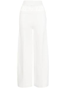 Dion Lee pantalon Suspend à détail en filet - Blanc