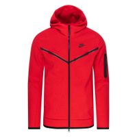 Nike Hoodie NSW Tech Fleece - Rood/Zwart - thumbnail