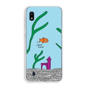 Aquarium: Samsung Galaxy A10 Transparant Hoesje