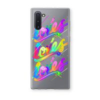Loves: Samsung Galaxy Note 10 Transparant Hoesje