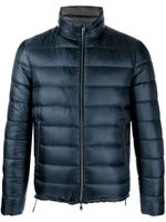 Herno reversible zip-up padded jacket - Bleu - thumbnail