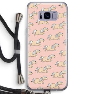 Ponys: Samsung Galaxy S8 Plus Transparant Hoesje met koord