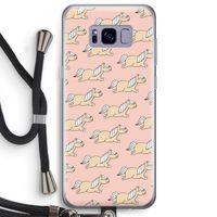 Ponys: Samsung Galaxy S8 Plus Transparant Hoesje met koord