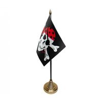 Piratenvlaggen voor op tafel One Eyed Jack