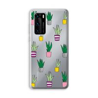 Sanseveria: Huawei P40 Transparant Hoesje