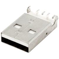 USB-A-inbouwstekker SMT Stekker, inbouw horizontaal USB-A-Einbaustecker SMT DS1098-WN0 Connfly 1 stuk(s) - thumbnail