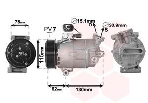 Compressor, airconditioning 3300K386