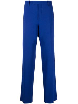 Off-White pantalon de costume à coupe droite - Bleu