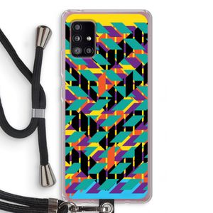 Skew Bee 1: Samsung Galaxy A51 5G Transparant Hoesje met koord