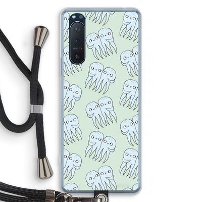Octopussen: Sony Xperia 5 II Transparant Hoesje met koord
