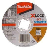 Makita Doorslijps X-LOCK 115x1,2 RVS - E-00387