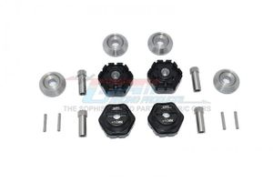 GPM Wheel Hub Hex +10MM, black - Traxxas Maxx