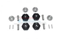 GPM Wheel Hub Hex +10MM, black - Traxxas Maxx