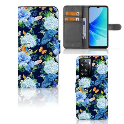 Telefoonhoesje | Met pasjeshouder | voor PPO A57 | A57s | A77 4G IJsvogel