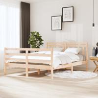 Bedframe massief hout 135x190 cm