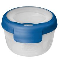 Curver grand chef vershoudbak rond 0.25l transparant/donkerblauw