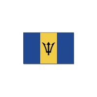 Vlag Barbados 90 x 150 feestartikelen