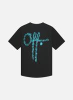 Off The Pitch 3D Off Slim Fit T-Shirt Heren Zwart - Maat XS - Kleur: Zwart | Soccerfanshop