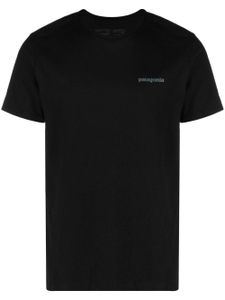 Patagonia t-shirt à logo imprimé - Noir