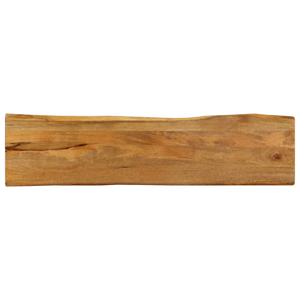 Tafelblad met natuurlijke rand 160x40x2,5 cm massief mangohout