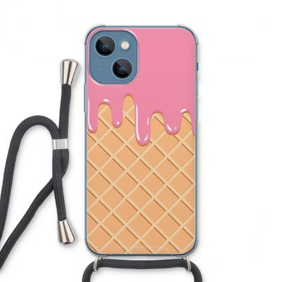 Ice cream: iPhone 13 Transparant Hoesje met koord