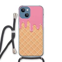 Ice cream: iPhone 13 Transparant Hoesje met koord