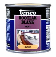 Bootlak blank mat 0,25l verf/beits - tenco