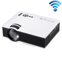 UC46 1200 lumen HD 800 x 480 digitale LED Projector met afstandsbediening ondersteuning voor USB / SD / VGA / HDMI (wit) UC46 1200 lumen HD 800 x 480 digitale LED Projector met afstandsbediening ondersteuning voor USB / SD / VGA / HDMI (wit)
