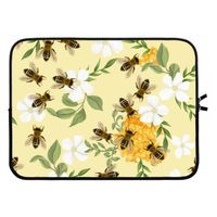 No flowers without bees: Laptop sleeve 15 inch