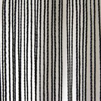 Wentex Pipe and drape spaghetti koordgordijn 300x300cm zwart - thumbnail