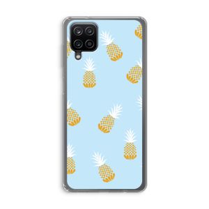 Ananasjes: Samsung Galaxy A12 Transparant Hoesje