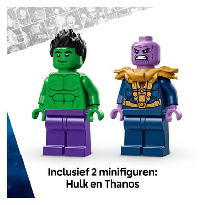 LEGO marvel 76312 de hulk truck vs. thanos