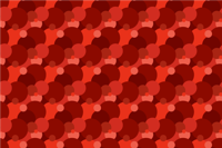 Modern cirkelpatroon vinyl tapijt rood