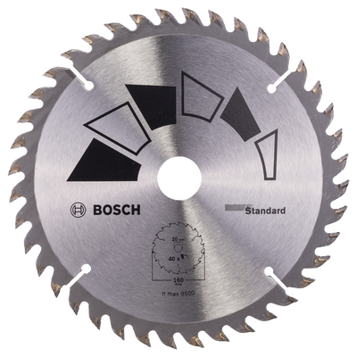 Bosch Accessoires Cirkelzaagblad Basic 160X22X20/16,T40 - 2609256811