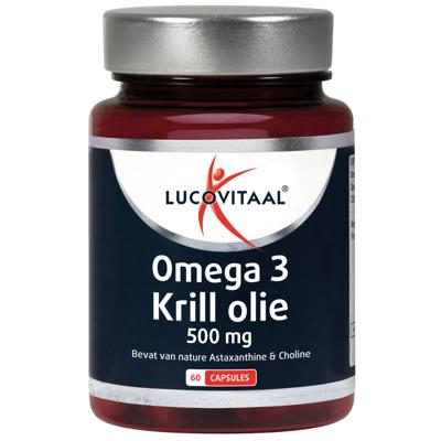 Lucovitaal Voedingssupplementen Omega 3 Krill Olie 500mg 60Capsules