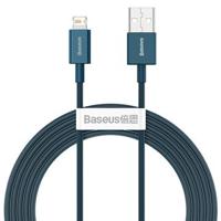 Baseus Superior Serie Lightning Kabel - 2m - Blauw - thumbnail