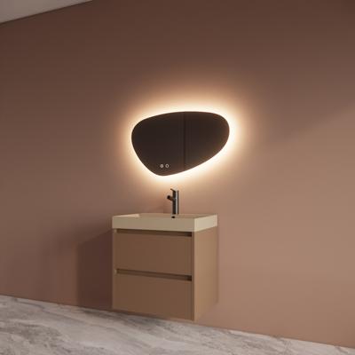 Badmeubelset BWS Riga Met Lako Wastafel Cappuccino 60 cm Latte Boss & Wessing