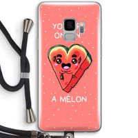One In A Melon: Samsung Galaxy S9 Transparant Hoesje met koord One In A Melon: Samsung Galaxy S9 Transparant Hoesje met koord